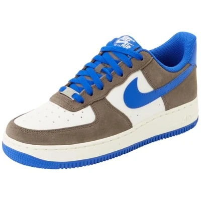 Afbeelding van Nike Sportswear AIR Force 1 07 Sneakers laag, Heren, Maat: 39, Cave stone/hyper royal/sail Leer/ synthetisch