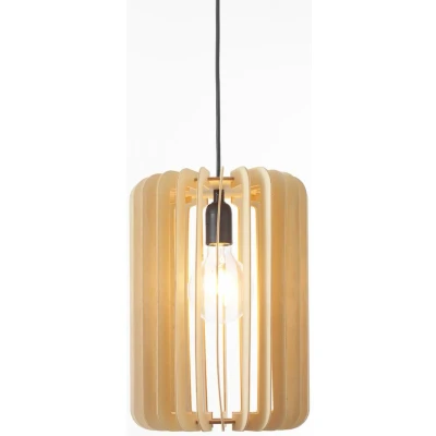 Afbeelding van MEO Lecce Hanglamp Eetkamer &amp; Woonkamer Lamp Houten design Sfeer In Elk Interieur