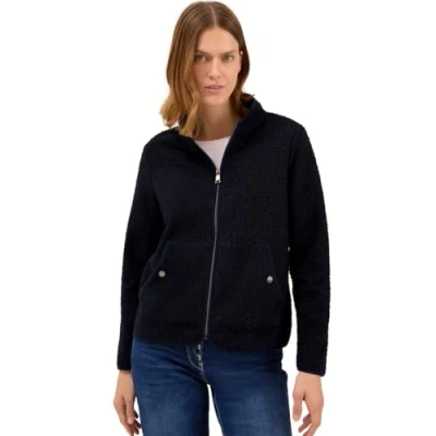 Afbeelding van CECIL Zachte jas met rits urban donkerblauw XL