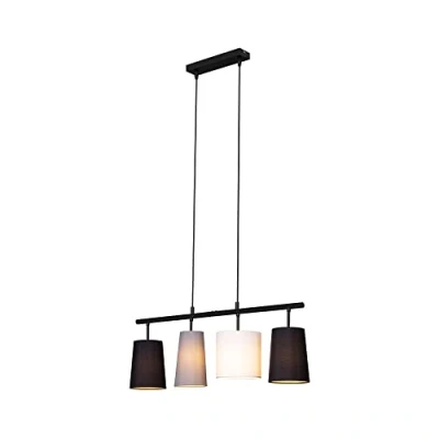 Afbeelding van Briloner Leuchten SHADES hanglamp 4 flames E27 Fittingen lampen niet inbegrepen max. 40 W IP20 74 x 120 cm