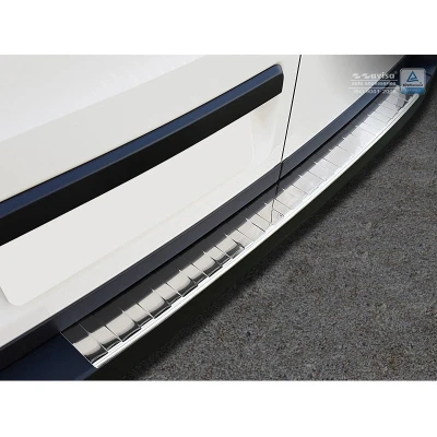 Afbeelding van Avisa RVS Achterbumperprotector passend voor Volkswagen Crafter &amp; MAN TGE 2017 &#039;Ribs&#039;