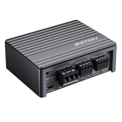 Afbeelding van ETON PA 4 ultra compacte kanaals versterker, krachtige digitale micro eindversterker voor auto&#039;s en campers, klasse D Amp met 2 x 45 + 80 watt