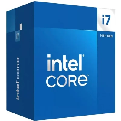Afbeelding van Intel core i7 14700 Processor 3.4 GHz (5.4 GHz) 20 8P+12E 28 threads 33 MB cache LGA1700 Socket zonder koeler doos
