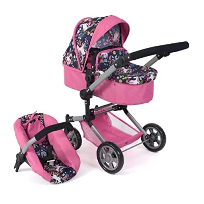 Afbeelding van Bayer Chic 2000 Combi Poppenwagen Linus Unicorn