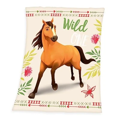 Afbeelding van Herding fleece deken Spirit, 130 x 170 cm, 100% polyester,