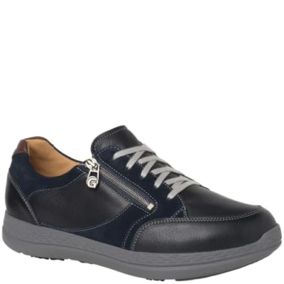 Afbeelding van Ganter 259847 KARL LUDWIG Heren sneakersHeren veterschoenVrije tijdsschoenen Kleur: Blauw Maat: 44