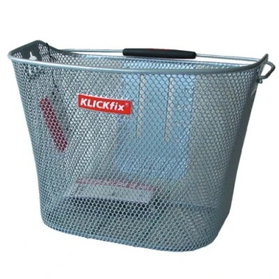 Afbeelding van Fietsmand Klickfix Clipper Zilver