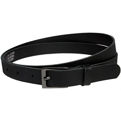 Afbeelding van Vascavi lederen riem 100% echt leer, made in Germany, 2 cm breed en ca. 0,25 dik, riem, heupriem, jeansriem