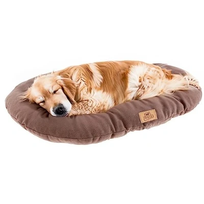 Afbeelding van Ferplast Relax Grote hondenbedje Microfleece 100 Zacht en wasbaar Taupe