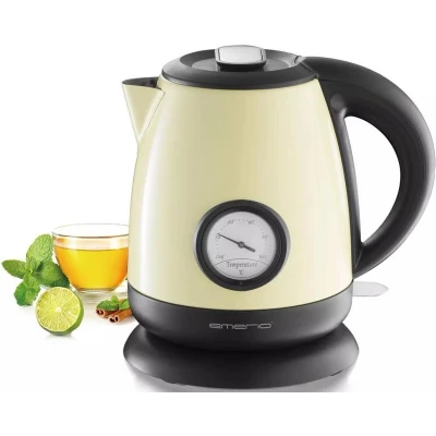 Afbeelding van EMERIO WK 109795.2 Waterkoker Snoerloos Zwart, Geel