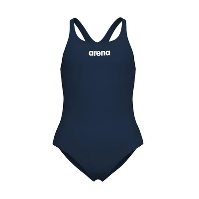 Afbeelding van Arena Solid Swim Pro Team Eendelig badpak voor meisjes, sneldrogend badpak, sportief van MaxLife Eco met maximale chloorbestendigheid en uv bescherming, UPF 50+