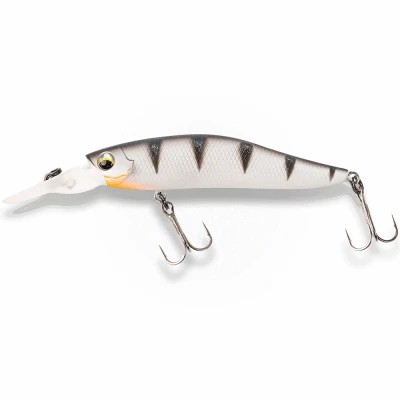 Afbeelding van LMAB KØFI Flash Vibe 67 Suspending Medium Runner Twitchbait 6.7cm (7g) White Tiger Plug