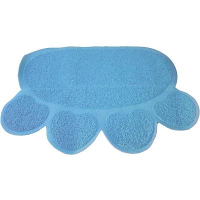 Afbeelding van Uitloopmat poot 60x45 cm lichtblauw Gebr. de Boon