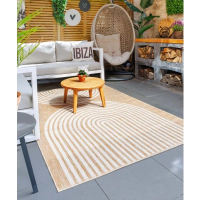 Afbeelding van Jute Buitenkleed Serenity Beige/crème 80x150 Cm