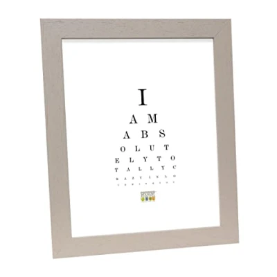 Afbeelding van Deknudt Frames fotolijst S226K9 taupe hout breed 24x30 cm