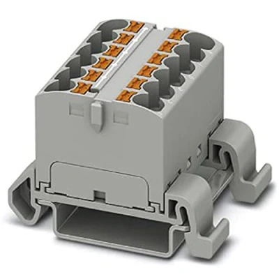 Afbeelding van Phoenix Contact PTFIX 12X4 NS35A GY 3273680 Verdeelblok 0.2 mm² 6 Grijs 8 stuk(s)