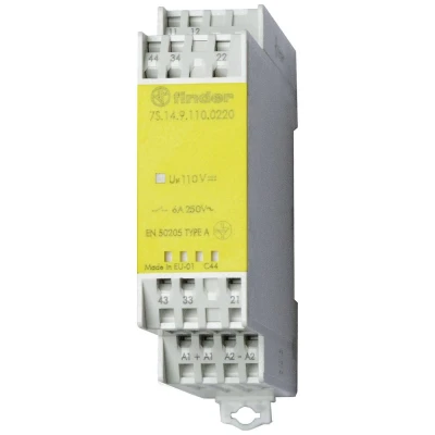 Afbeelding van Finder 7S.14.8.230.4310 Relais Nominale spanning: 230 V/AC Schakelstroom (max.): 3 A 1 stuk(s)