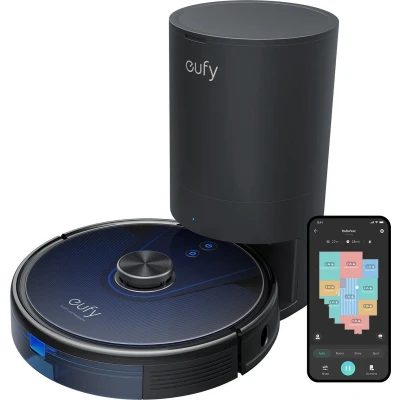 Afbeelding van Eufy Clean RoboVac L35 Hybrid+ Robotstofzuiger en dweil Zelfledigend Lasernavigatie 3.200 Pa zuigkracht