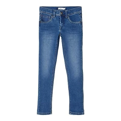 Afbeelding van NAME IT KIDS skinny jeans NKMROBIN medium blue denim