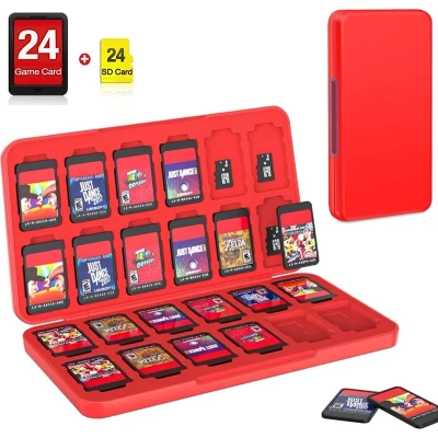 Afbeelding van 24 Slots Game card case geschikt voor Nintendo Switch Silicone