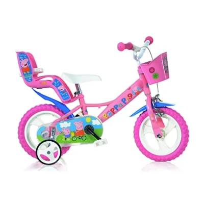 Afbeelding van Peppa Pig 12 inch, meisjesfiets, roze,
