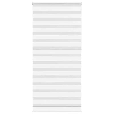 Afbeelding van vidaXL Zebra rolgordijn 95x230 cm stofbreedte 90,9 polyester wit