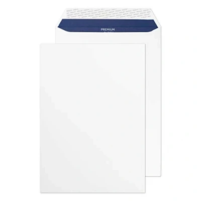 Afbeelding van Blake Premium Pure RP84891 verzendtas zelfklevende super wit Velin C4 324 x 229 mm 120 g/m² 250 stuks