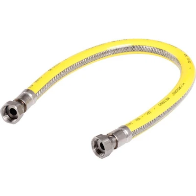 Afbeelding van Raminex RVS flexibele gasslangset 2 x m24 lengte
