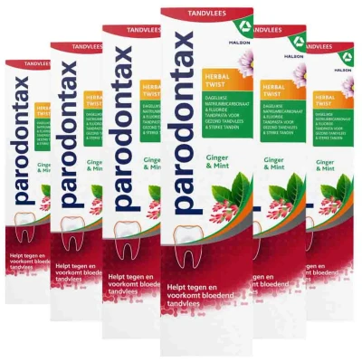 Afbeelding van 6x Parodontax Tandpasta Herbal Twist 75 ml