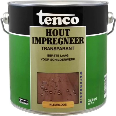 Afbeelding van Tenco Hout Impregneer 2,5 ltr Buiten onderhoud