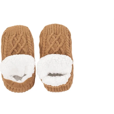 Afbeelding van Tiseco Huissokken COSY 2 paar gebreid sherpa 35/38, indiantan