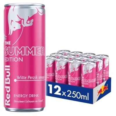 Afbeelding van Red Bull Summer Witte Perzik Blik (12x 250ml)