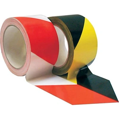 Afbeelding van Waarschuwingstape zelfkl.66mx60mm rood/wit