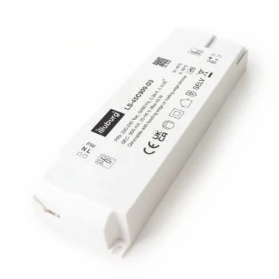 Afbeelding van illuburg LED transformator dimbaar Triac 900mA constante stroom 23W 45W voeding driver