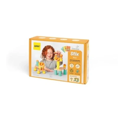 Afbeelding van OPPI Stix Constructiespel Medium (60 Pieces)