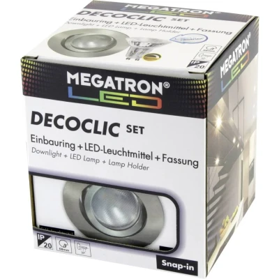 Afbeelding van Megatron MT75404 Inbouwlamp LED GU10, GU5.3 6 W IJzer (geborsteld)