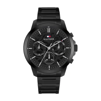 Afbeelding van Tommy Hilfiger Henry Horloge, Heren, Maat: One Size, Black