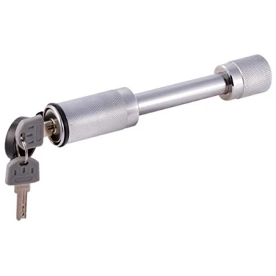 Afbeelding van MaxxHaul 70050 Trailer Hitch Lock Heavy Duty 5/8 &quot; Trekhaak Vergrendeling Ontvanger Pin Met 2 Sleutels, Chrome