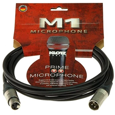 Afbeelding van KLOTZ AIS GmbH M1FM1N2000, XLR (3 pin), Vrouwelijk, Mannelijk, 20 m, Zwart