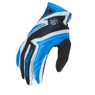 Afbeelding van O&#039;NEAL Bike &amp; Motocross Handschoenen MX MTB Enduro Motorfiets Lichtgewicht Eenvoudig Ontwerp voor Optimaal Stuurgevoel Vault Glove Racewear Volwassen Zwart Blauw Maat XXL