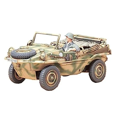 Afbeelding van TAMIYA 300035224 1:35 WWII pantsergevechtwagen K2s zwemwagen (1) T.166, geel