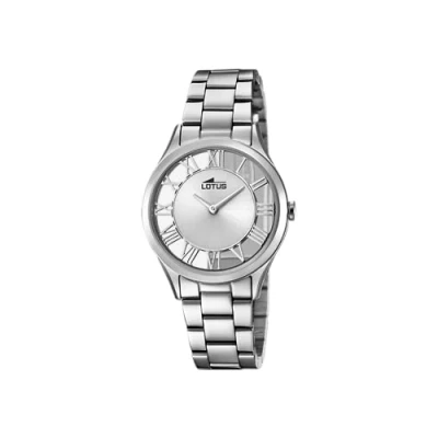 Afbeelding van Lotus Dames analoog kwartshorloge met roestvrij stalen armband 18395/1