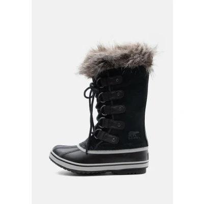 Afbeelding van Sorel Carnival Snowboots, Dames, Maat: 36, Black/stone Kunststof/ textiel