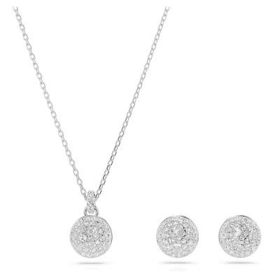 Afbeelding van Swarovski Meteora SET Oorbellen silvercoloured, Dames, Maat: One Size, Silver coloured