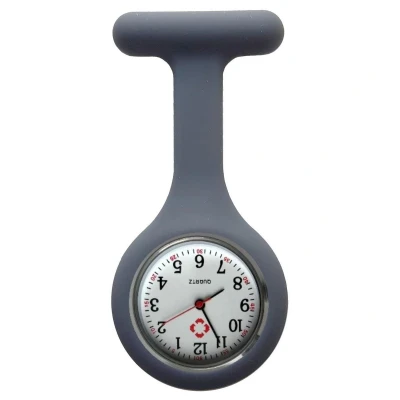 Afbeelding van Fako® Verpleegstershorloge Zusterhorloge Verpleegster Horloge Siliconen Uni Donkergrijs