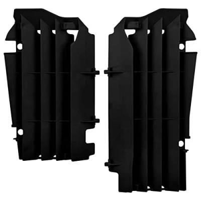 Afbeelding van Polisport Radiateur Lamellen Kawasaki KX250 2019 2020 KX250F 2017 2018 Zwart