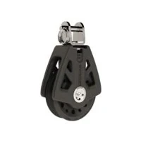 Afbeelding van Synchro blok 50mm single toggle zwart