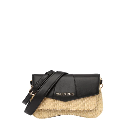 Afbeelding van VALENTINO Schoudertas Unika Shoulder Bag Nero / Natur Zwart