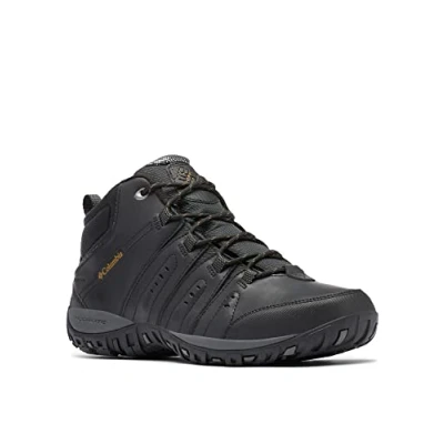 Afbeelding van Columbia Woodburn 2 Chukka Waterdichte Omni Heat Snowboots voor heren, Zwarte goudstang, 12