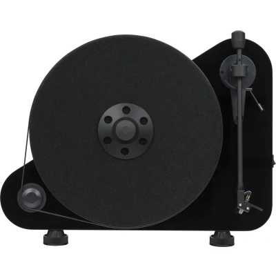Afbeelding van Pro Ject VT E BT R Platenspeler met Bluetooth en ingebouwde Versterker Analoog digitaal Zwart